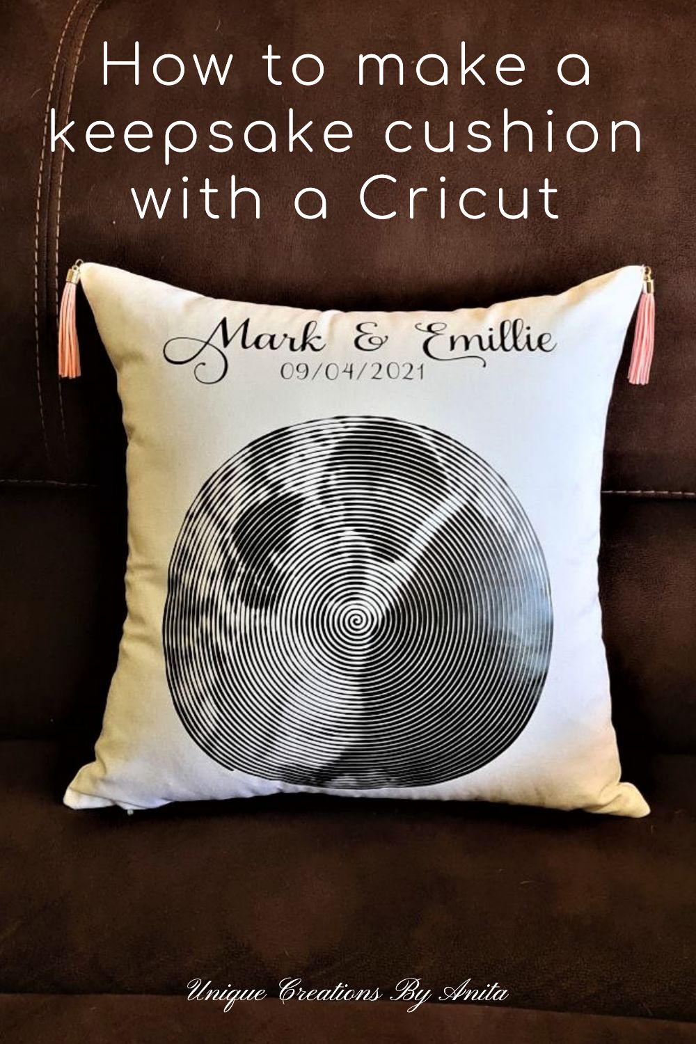 Who would not loved a personalized cushion to remember their wedding day or other special days.