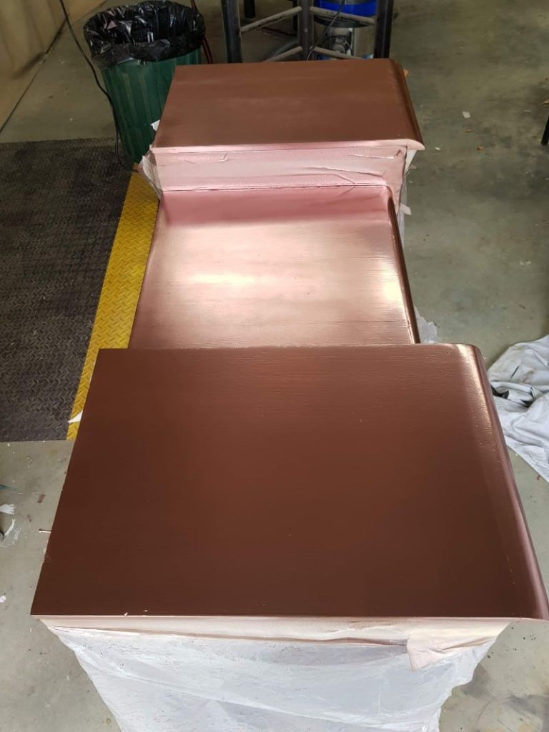difference between first and second coat of copper paint