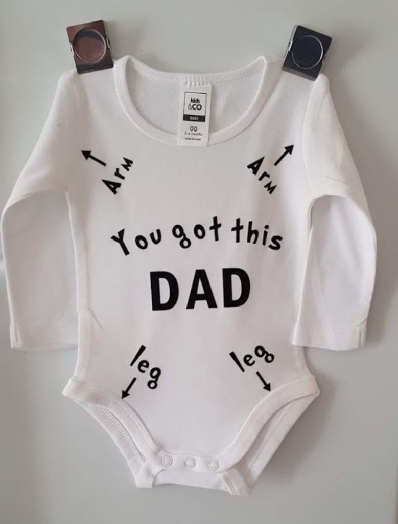 DIY Novelty Baby Onesies using a Cricut - Unique Creations By Anita