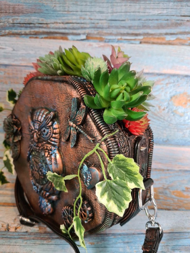 close up view of side succulents 