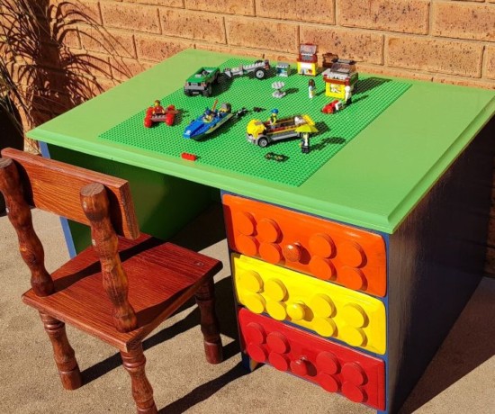 DIY Toddler activity table