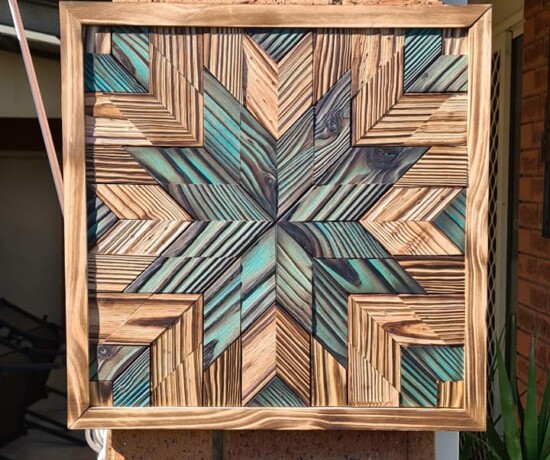 Shou sugi ban barn quilt