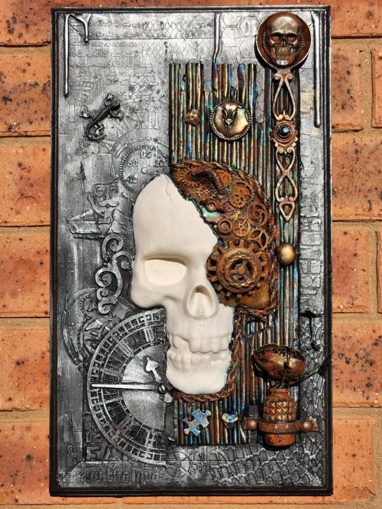 Corrugated cardboard with top layer peeled back to reveal ridged flutes.