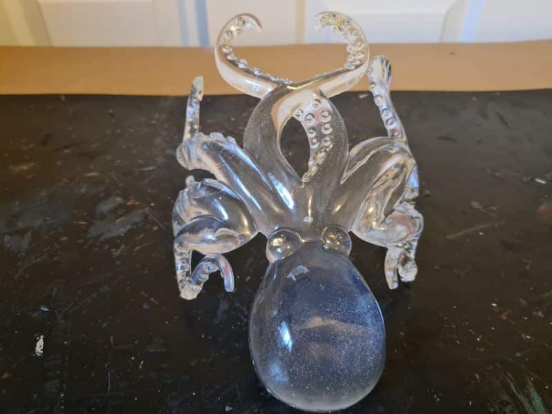 Kraken moulded and cured into shape