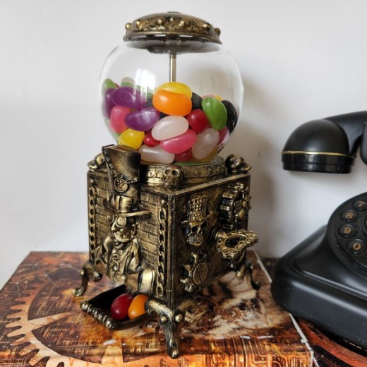 Steampunk Jelly Bean Dispenser Unique Creations By Anita   Steampunk Jelly Bean Dispenser 10 1 520x520 