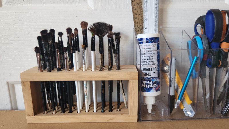 Paint Brush Holder Tutorial – Texas Craft House