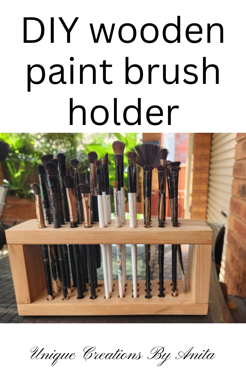 Artist Paint Brush Organizer - DIY CAD/CAM Build 