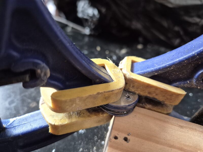 drilling holes in circles