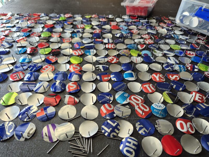 nailing the circle to the board