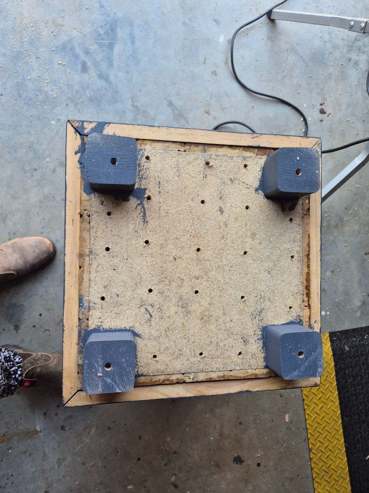 Add drainage holes to bottom of the planter

